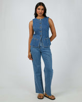 All About Eve Lena Denim Vest