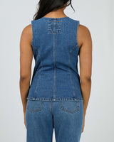 All About Eve Lena Denim Vest