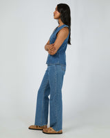 All About Eve Lena Denim Vest
