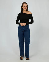 Silent Theory Evie Ruched LS Tee