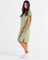 Betty Basics Elise V Neck Rib Dress