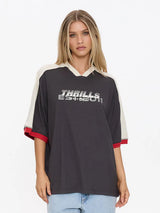 Thrills Speed Kills V Neck Oversized Tee