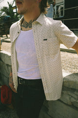 Brixton Charter Print SS Wvn Shirt