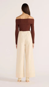 Minkpink Jane Drill Straight Leg Pant