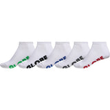 Globe Large Stealth Ankle 5 Pack Socks
