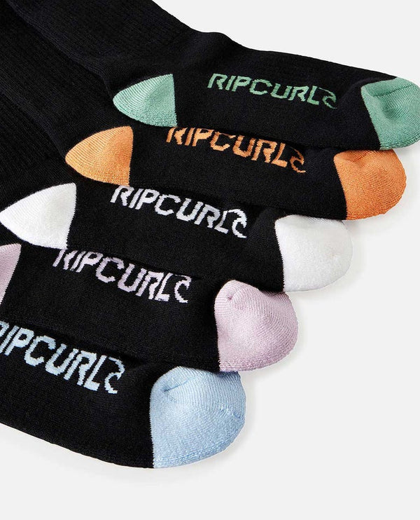 Rip Curl School 5 Pack Crew Sock