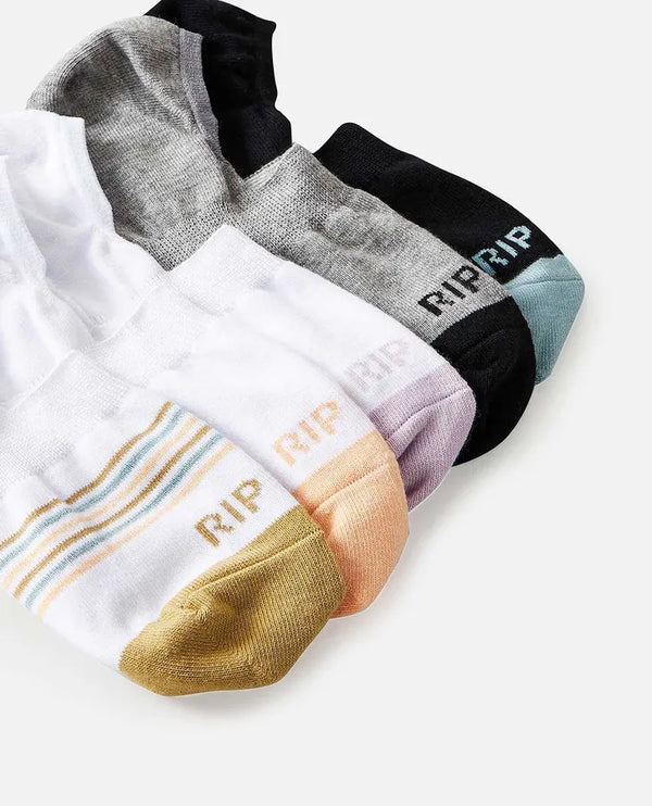 Rip Curl Invisible 5 Pk Sock