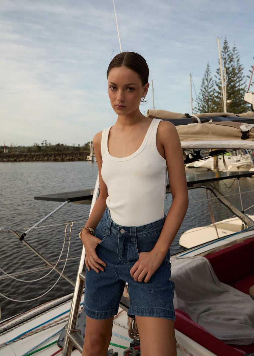 Afends Layden Rib Singlet