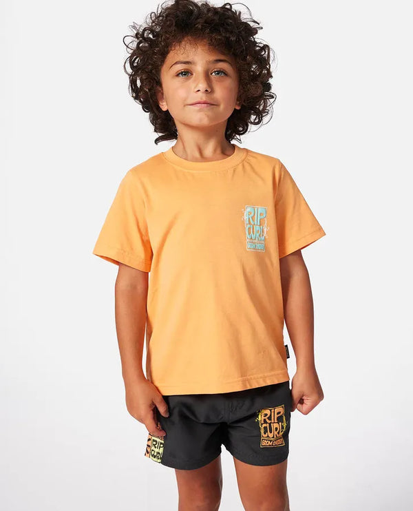 Rip Curl Grom Energy Logo Boys Tee