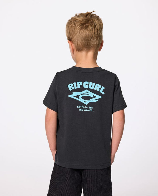 Rip Curl Wave Dayz Logo Boy Tee