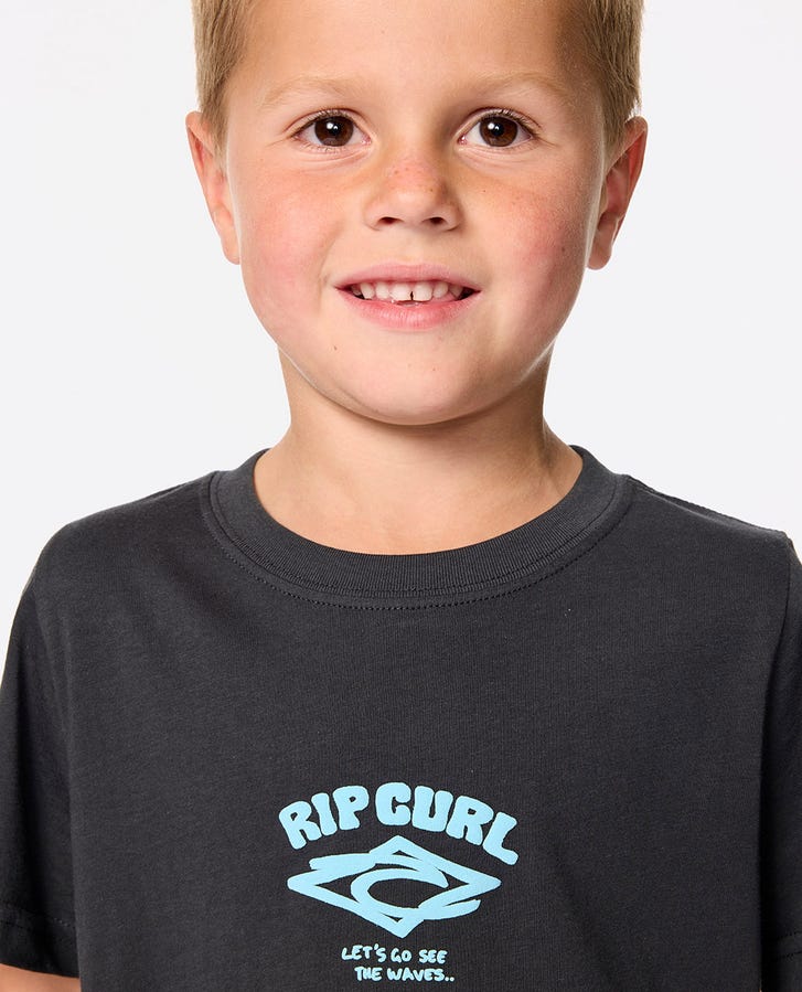 Rip Curl Wave Dayz Logo Boy Tee