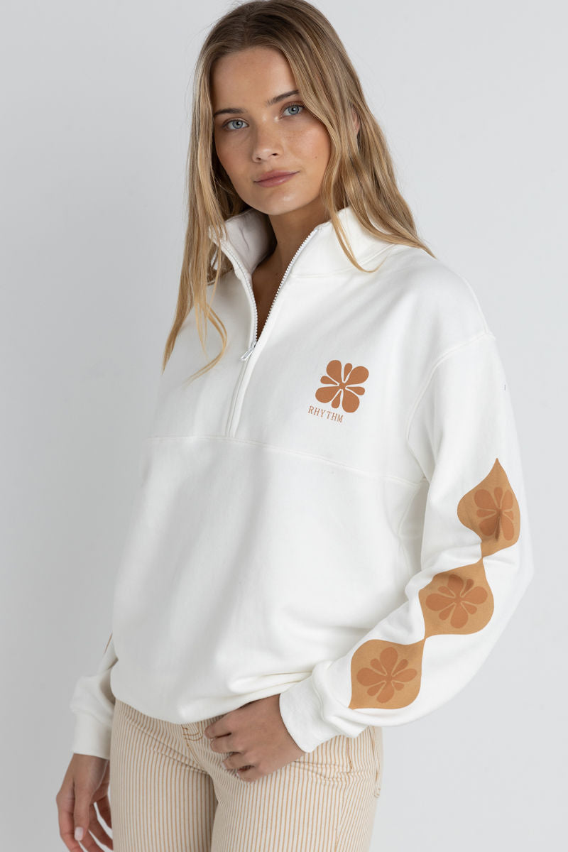 Rhythm Soltitude 1/4 Zip Fleece Crew