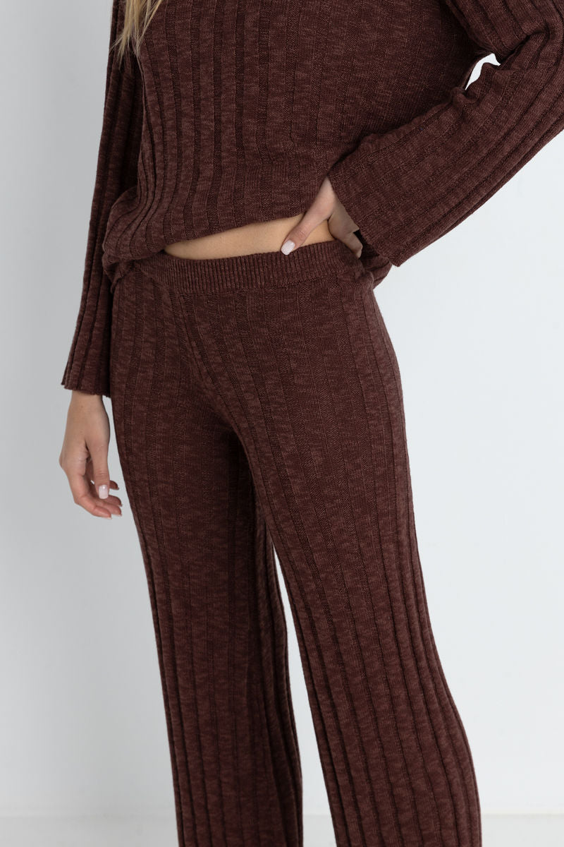 Rhythm Koko Wide Leg Knit Pant