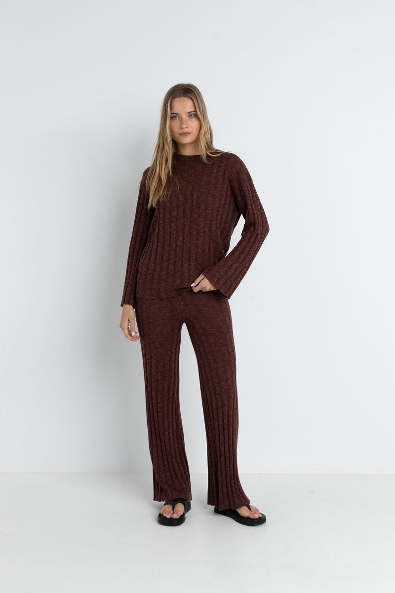 Rhythm Koko Wide Leg Knit Pant