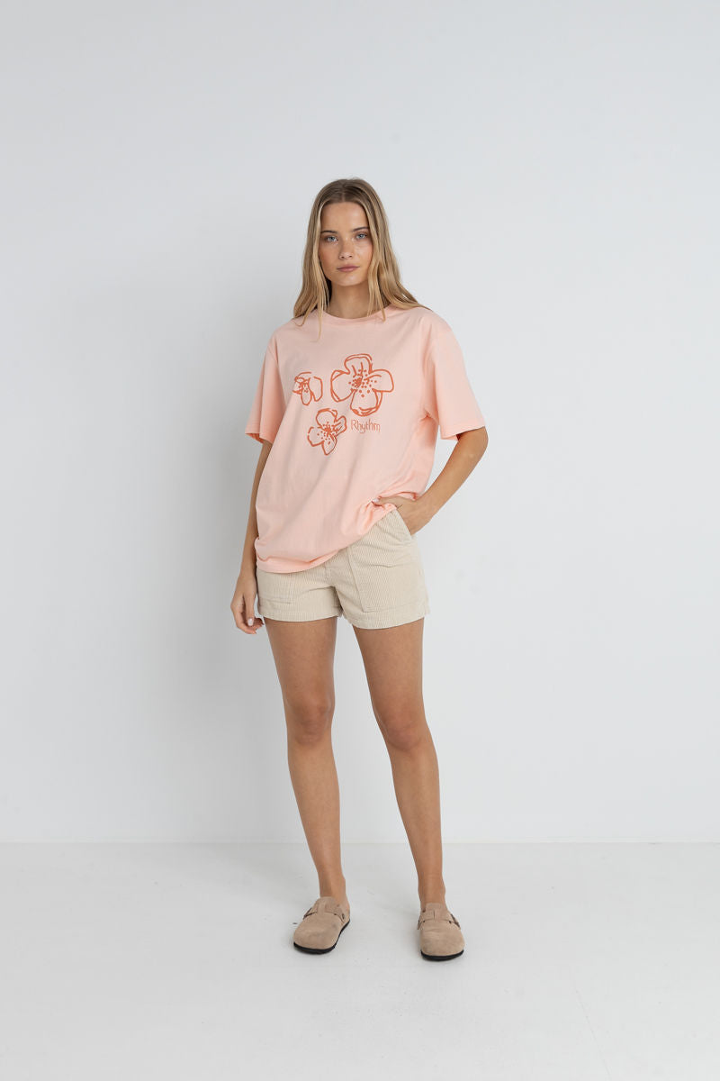Rhythm Paradise Floral Oversized Tee