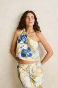 Rhythm Blanca Floral One Shoulder Top