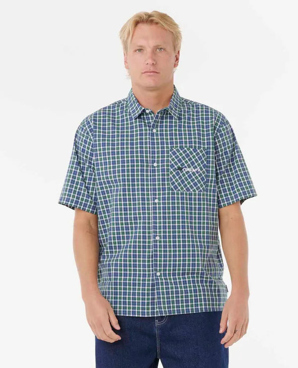 Rip Curl Archive Script Plaid SS Shirt