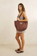 Rhythm Sandy Zip Tote Bag