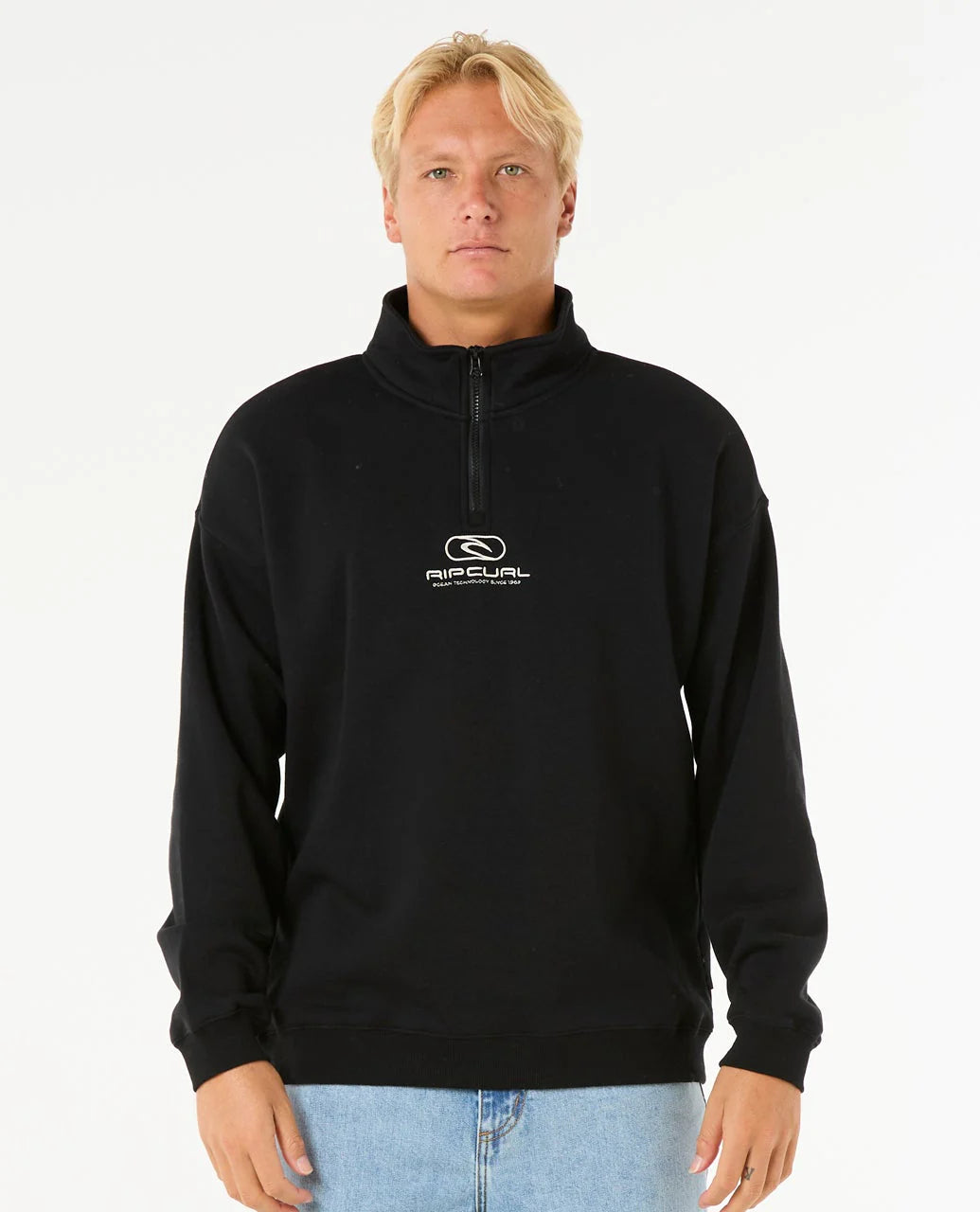 Rip Curl The Pill Icon 1/4 Zip Crew