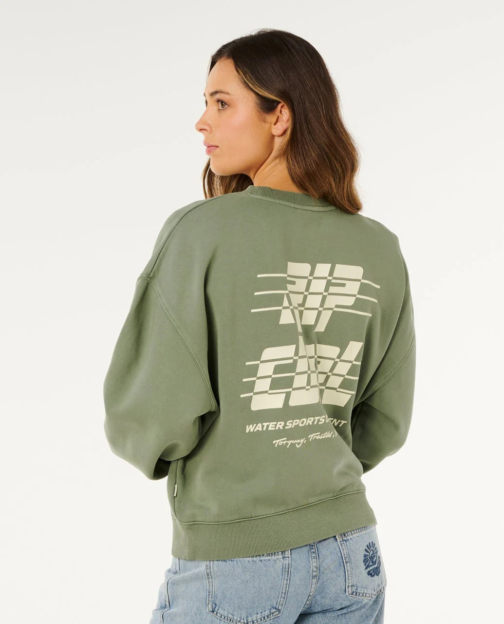 Rip Curl Sports Dept Drop Shoulder Crew