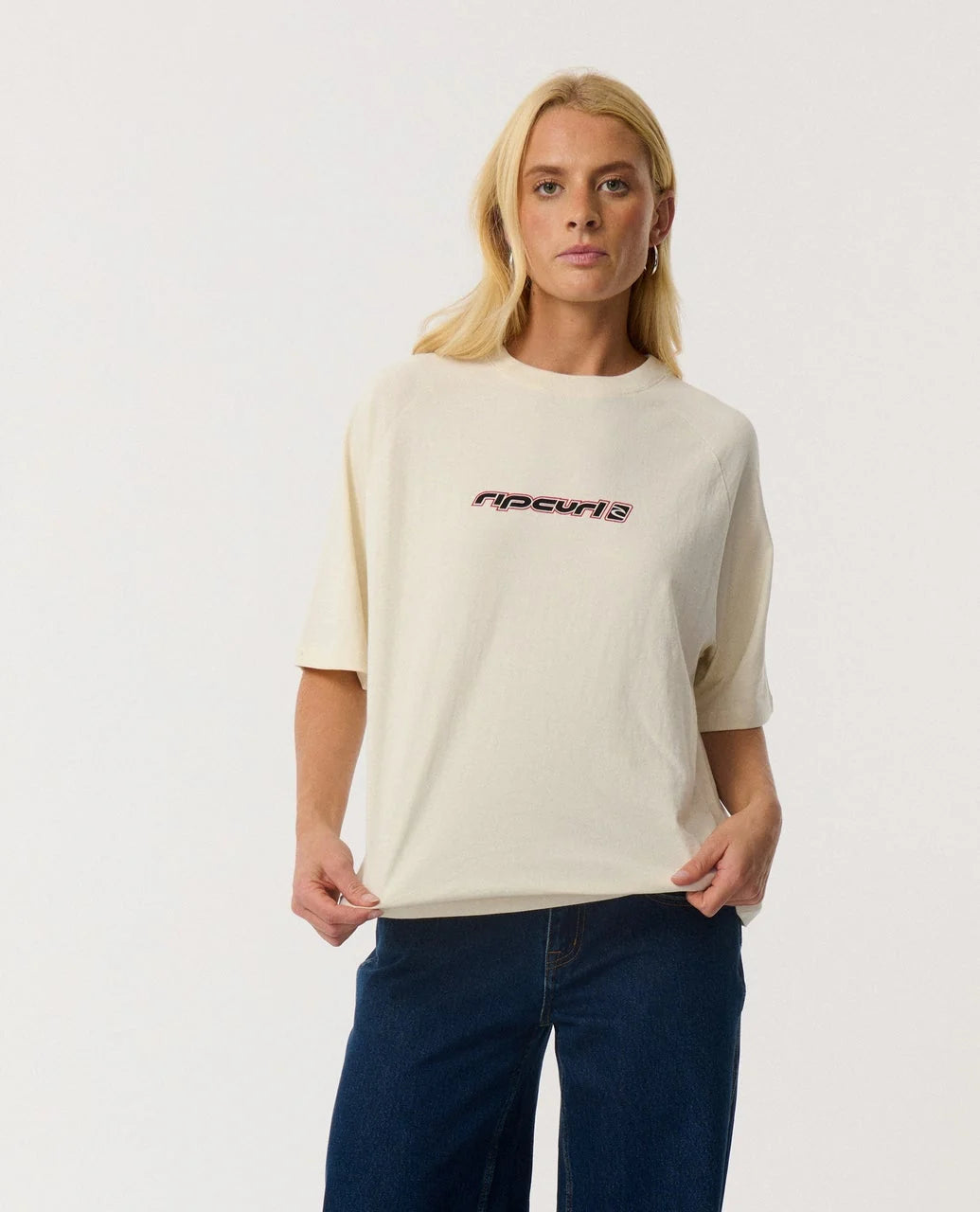 Rip Curl Sunset Beach Raglan Boxy Tee