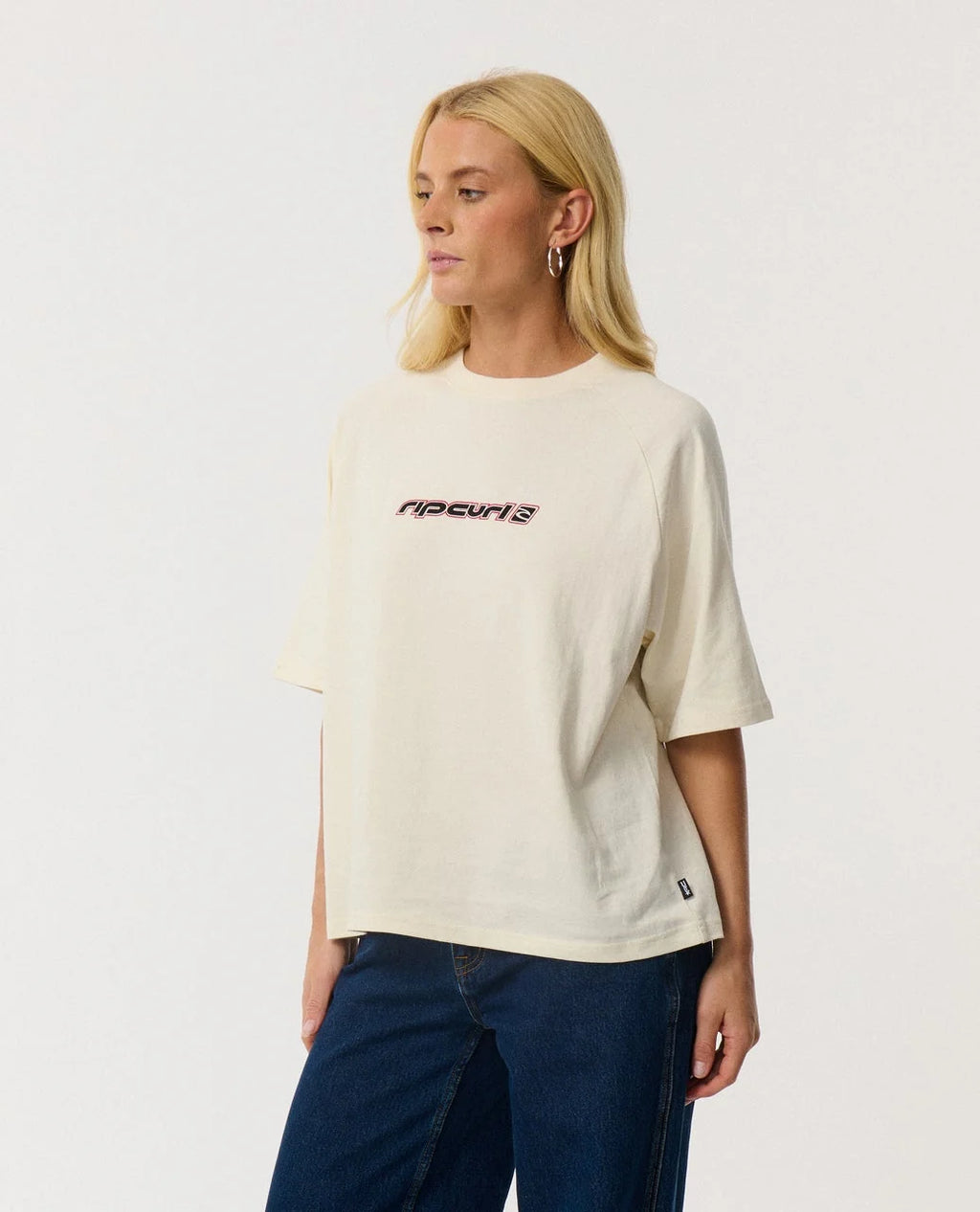 Rip Curl Sunset Beach Raglan Boxy Tee