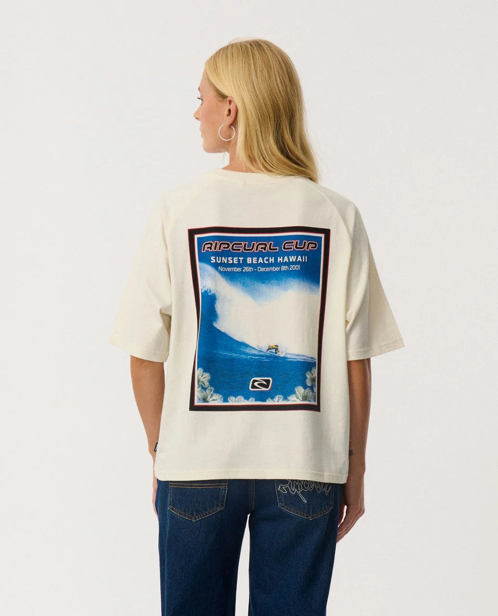 Rip Curl Sunset Beach Raglan Boxy Tee
