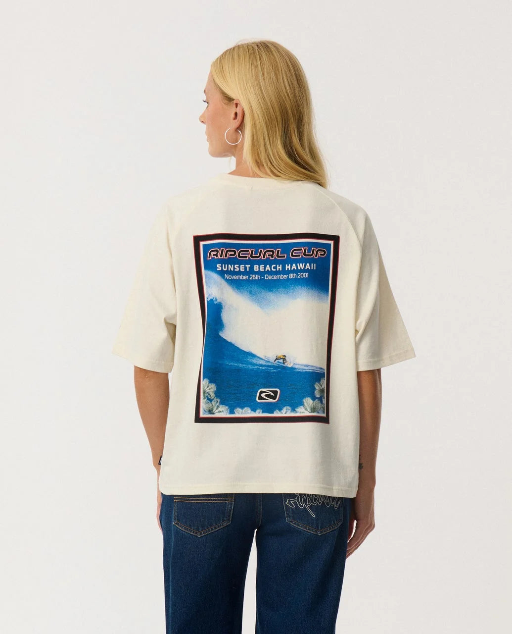 Rip Curl Sunset Beach Raglan Boxy Tee