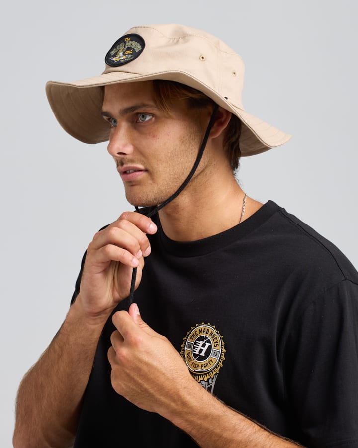 The Mad Hueys Crocn A Coldie Wide Brim Hat