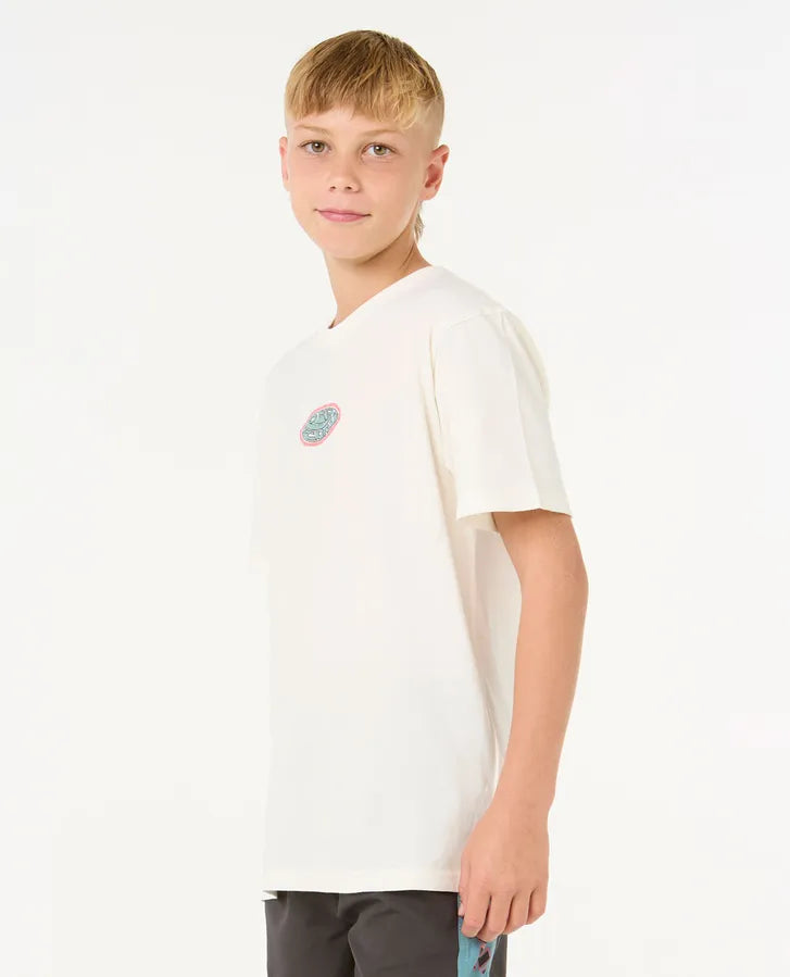 Rip Curl Raw Energy Logo Boys Tee