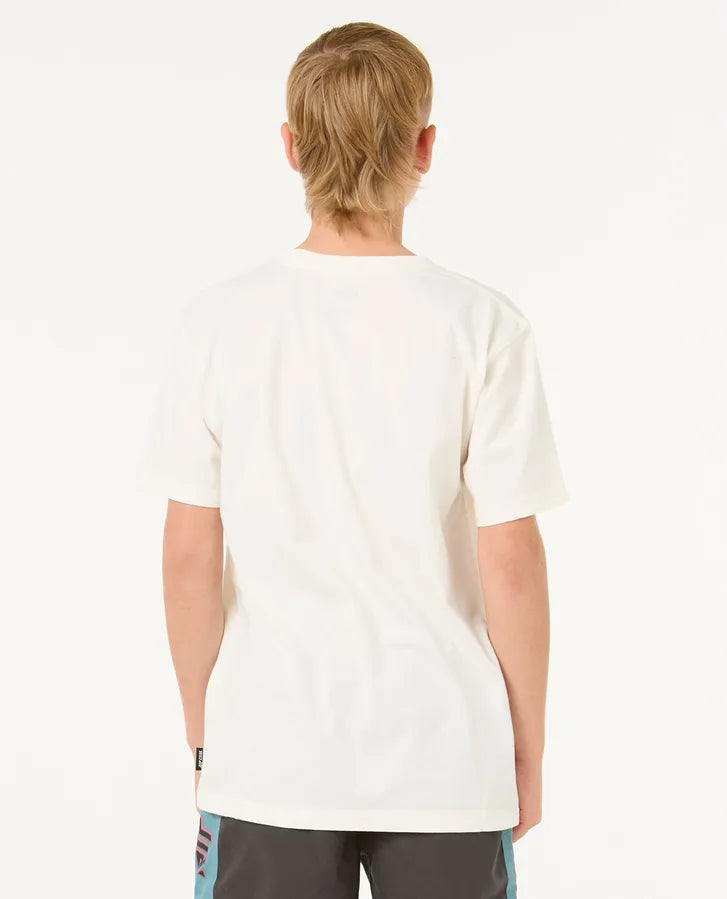 Rip Curl Raw Energy Logo Boys Tee