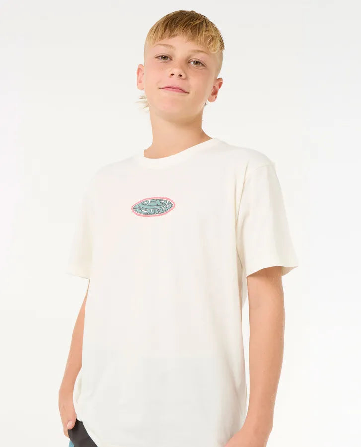 Rip Curl Raw Energy Logo Boys Tee