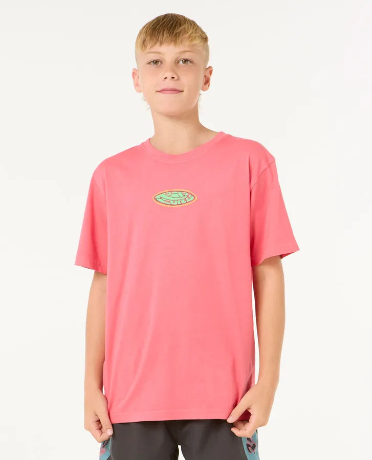Rip Curl Raw Energy Logo Boys Tee