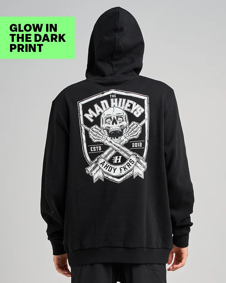The Mad Hueys Ahoy FKRS Shield Pullover Hoodie