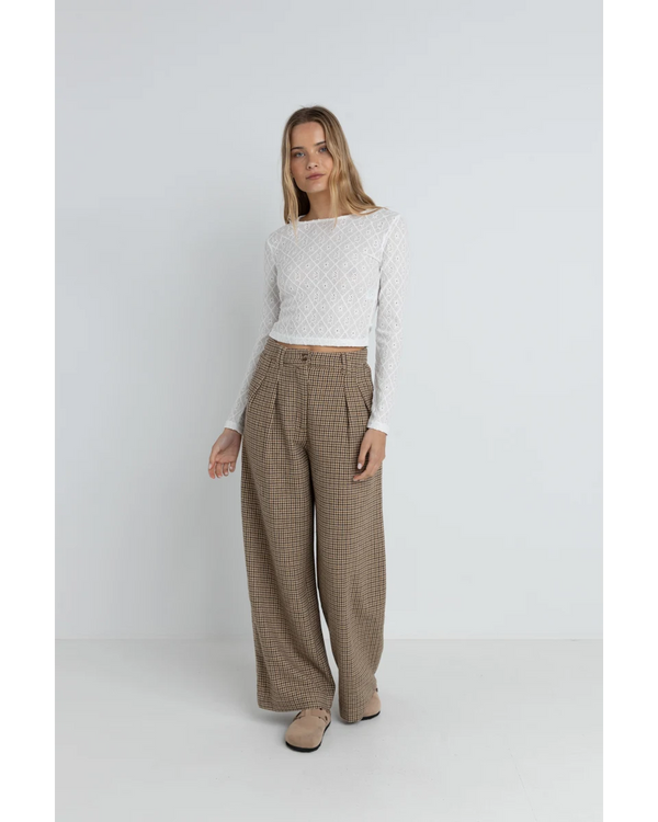 Rhythm Mollie Check Pant