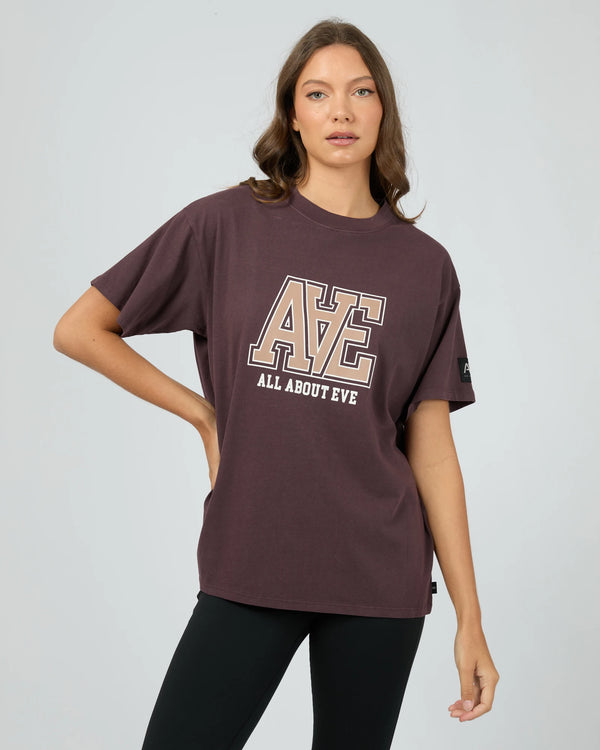 All About Eve Active Monogram Relaxed Tee