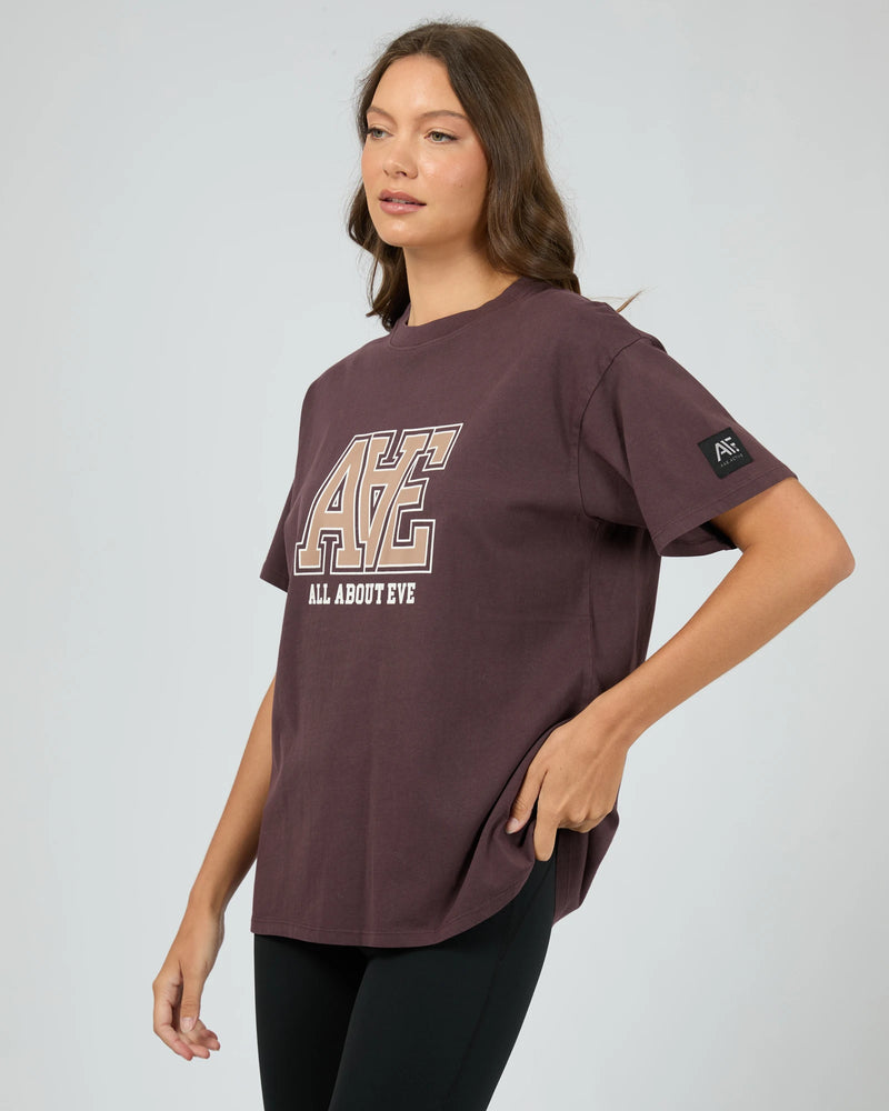 All About Eve Active Monogram Relaxed Tee