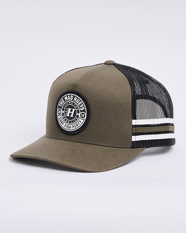 The Mad Hueys Good Life Twill Trucker Cap