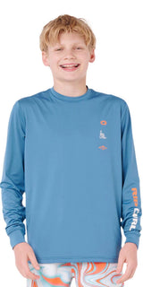 Rip Curl Island Paradiso UPF LS Boy Rashie