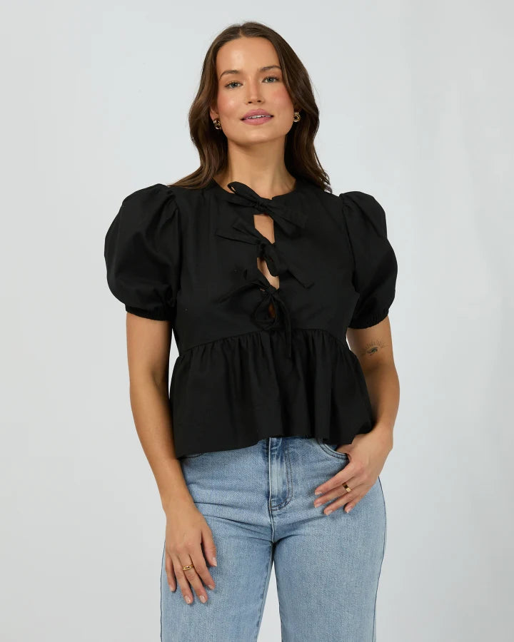 Silent Theory Aftersun Linen Top