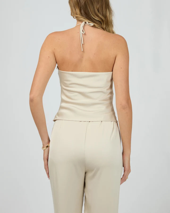 Jorge Briony Halter Neck Top