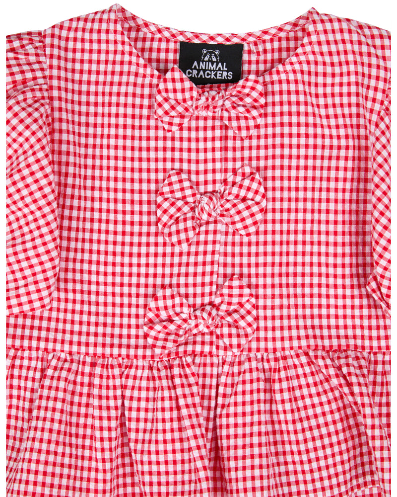 Animal Crackers Checkered Top