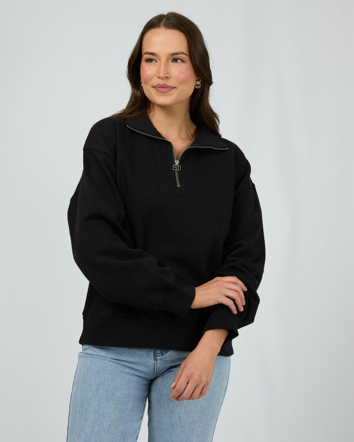 Silent Theory Silent Luxe 1/4 Zip Crew