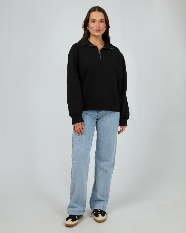 Silent Theory Silent Luxe 1/4 Zip Crew