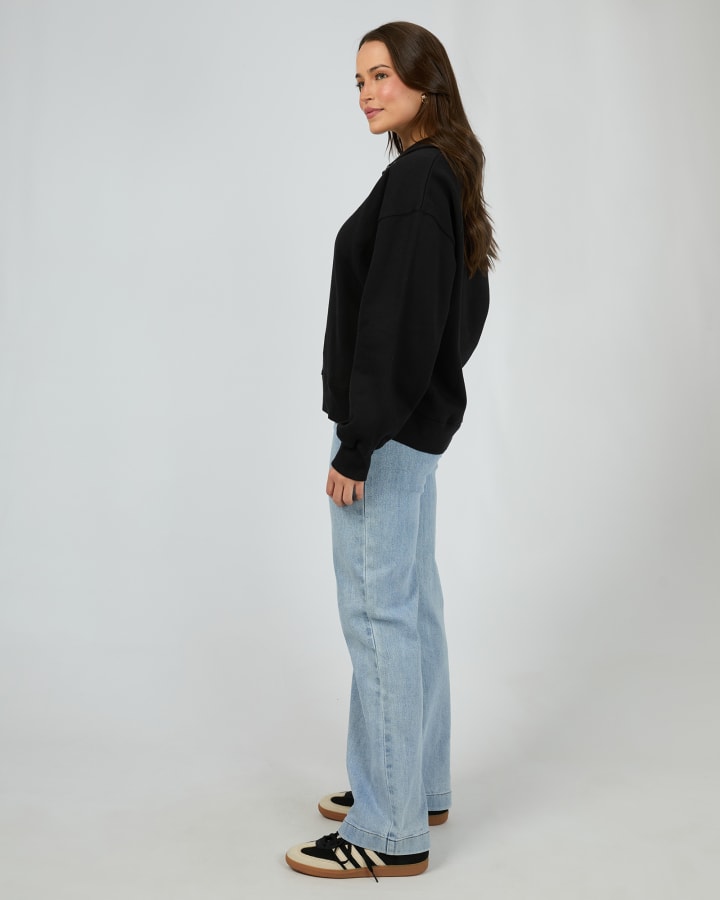 Silent Theory Silent Luxe 1/4 Zip Crew