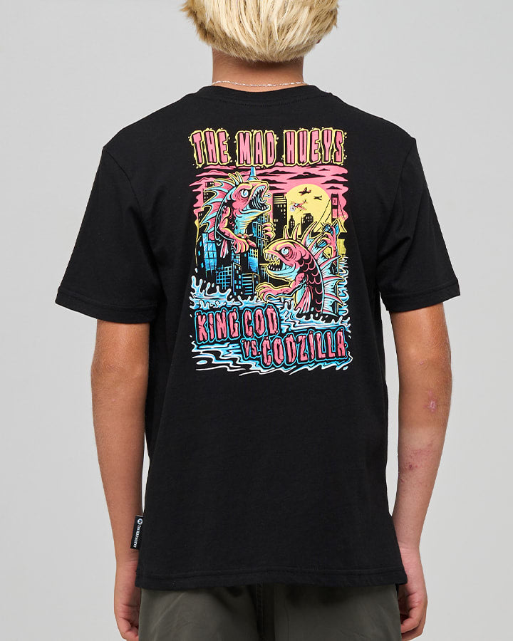 The Mad Hueys King Cod Codzilla Youth SS Tee