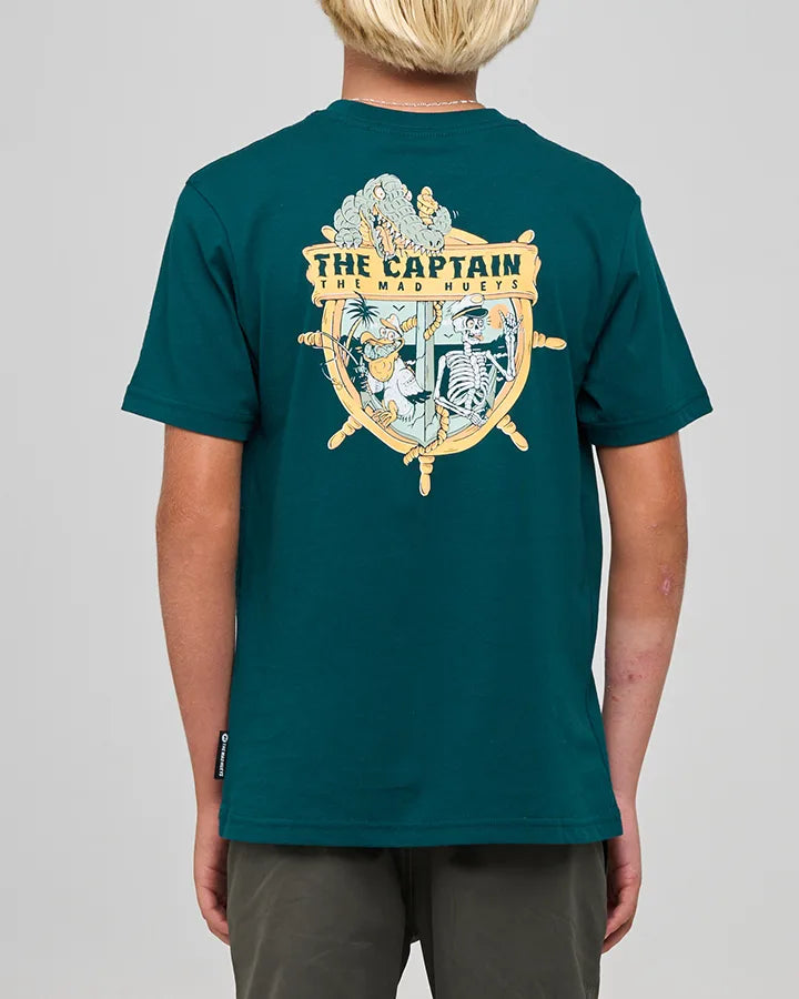 The Mad Hueys Croc Captain Youth SS Tee
