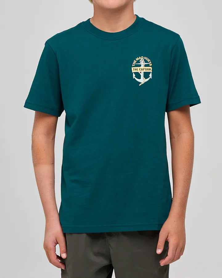 The Mad Hueys Croc Captain Youth SS Tee
