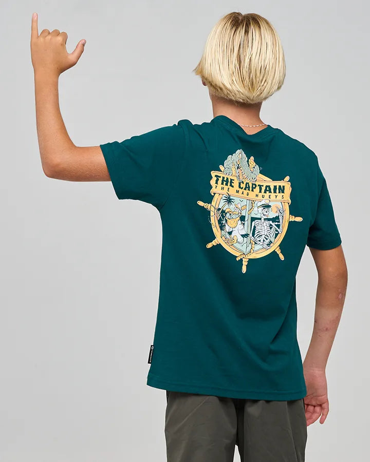The Mad Hueys Croc Captain Youth SS Tee