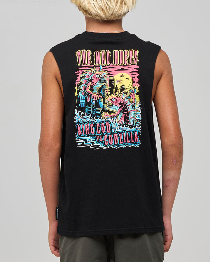The Mad Hueys King Cod Codzilla Youth Muscle